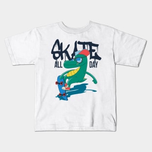 Skate dino Kids T-Shirt